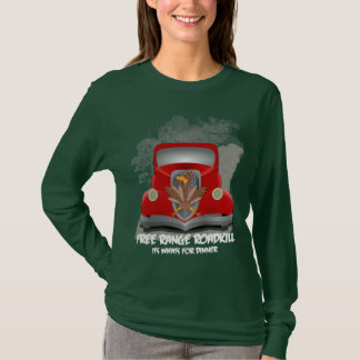 T-shirt Chemise drôle de dîner d'animal tué sur une route