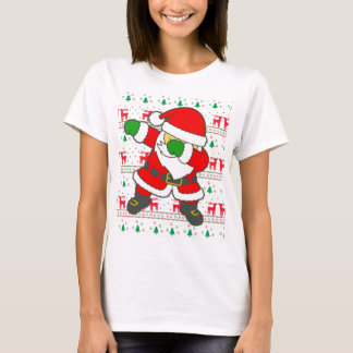 T-shirt Chemise drôle de douille de Noël de Dabbin Père
