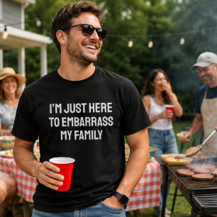 T-shirt Chemise drôle de famille Tee Embarrasse Ma Famil