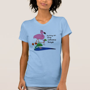 T-shirt Chemise drôle de Flamant rose