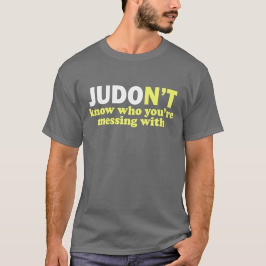 T-shirt Chemise drôle de judo (Devant)