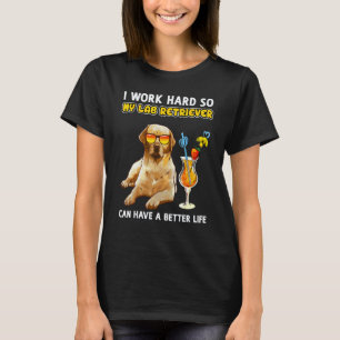 T-shirt Chemise drôle de Lab jaune Amateur de Labrador Ret