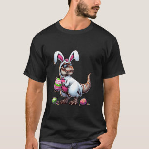 T-shirt Chemise drôle de lapin de Pâques pour garçons fill