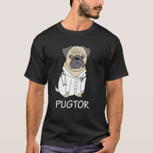 T-shirt Chemise Drôle De Médecin Carlin Animal De Compagni