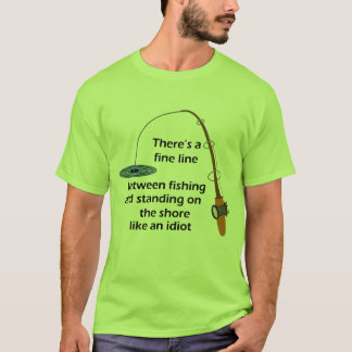 T-shirt Chemise drôle de pêche