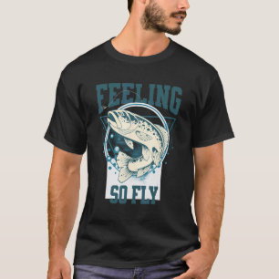 T-shirt Chemise drôle de pêche à la mouche pour les pêcheu