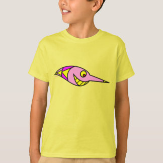 T-shirt chemise drôle de poisson pour enfants