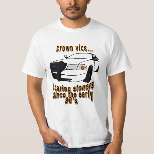 T-shirt Chemise drôle de police - remake (Devant)