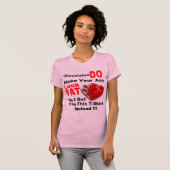 T-shirt Chemise drôle de Saint-Valentin (Devant entier)