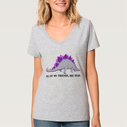 T-shirt Chemise drôle de Stegasaurus (Devant)