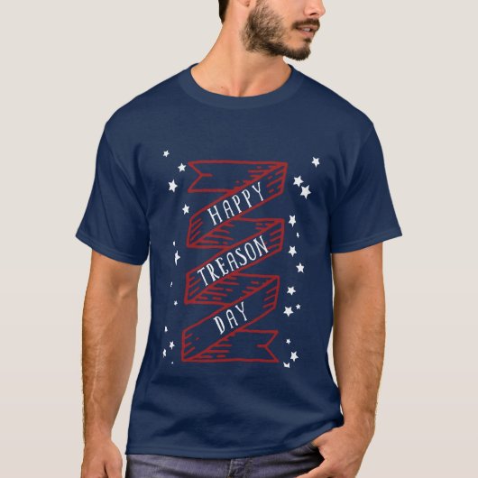 T-shirt Chemise drôle du 4 juillet (Devant)
