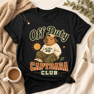 T-shirt Chemise drôle et décontractée du Club Capybara hor