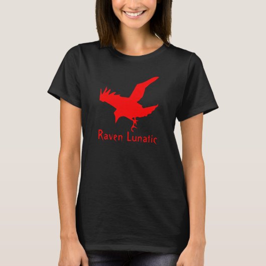T-shirt Chemise drôle folle de Raven (Devant)