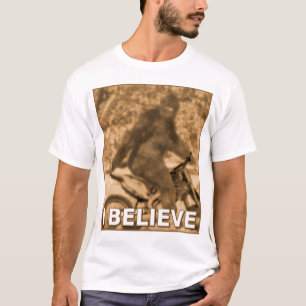 T-shirt Chemise Drôle Motocross Sasquatch Vélo Tout-Terrai