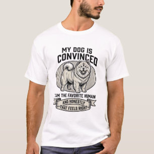 T-shirt Chemise drôle pour amateur de chien avec gravure v