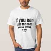 T-shirt Chemise drôle pour hommes (Devant)
