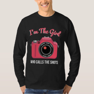 T-shirt Chemise Drôle Pour La Fille Des Photographes Qui A