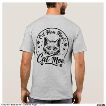 Chemise drôle pour maman de chat – Magie de maman