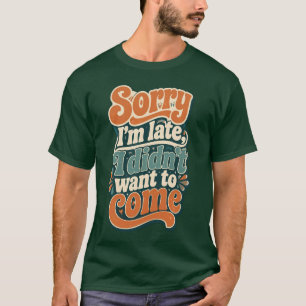 T-shirt Chemise drôle rétro pour introverti
