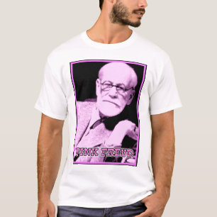 T-shirt Chemise drôle rose de Freud