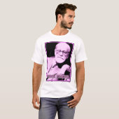 T-shirt Chemise drôle rose de Freud (Devant entier)