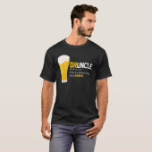 T-shirt Chemise Druncle Drôle Oncle Drunk Définition Citat (Devant entier)