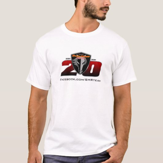 T-shirt Chemise du 20e anniversaire du SHR (Devant)