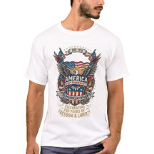 Chemise du 250e anniversaire de l'Amérique Liberté