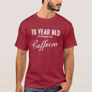 T-shirt Chemise du 70e anniversaire masculin  Poussé par 