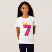 T-Shirt Chemise du 7e anniversaire. C'est mon 7e anniversa (Devant entier)