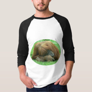 T-shirt Chemise du base-ball des hommes sommeillants