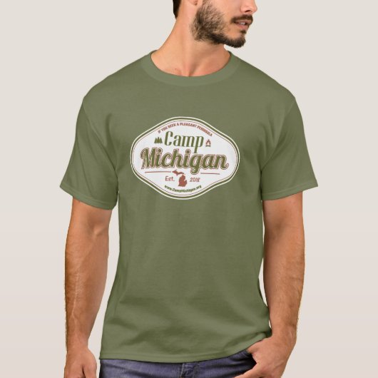 T-shirt Chemise du Camp Michigan (Devant)