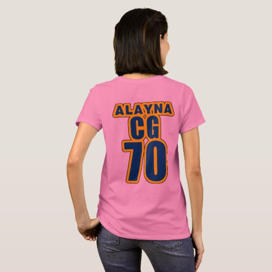 T-shirt Chemise du CG. 70 d'Alayna (Dos entier)