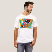 T-shirt Chemise du chiot de Kandinsky (Devant entier)