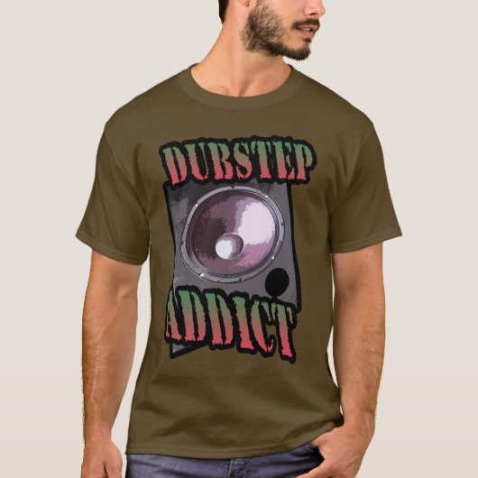 T-shirt chemise du club D d'intoxiqué de dubstep (Devant)