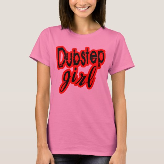 T-shirt chemise du club de danse de fille de Dubstep de (Devant)