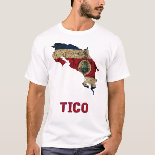 T-shirt Chemise du Costa Rica la "Tico"