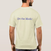 T-shirt Chemise du diabète A1c - faites les maths (Dos)