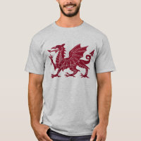 Chemise du dragon Y Ddraig Goch de Gallois