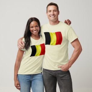 T-shirt Chemise du drapeau de la Belgique
