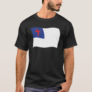 T-shirt Chemise du drapeau de la religion chrétienne