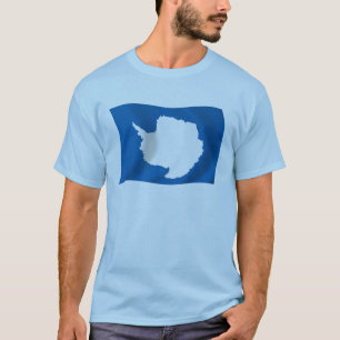 T-shirt Chemise du drapeau de l'Antarctique
