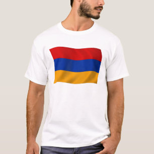 T-shirt Chemise du drapeau de l'Arménie