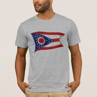 T-shirt Chemise du drapeau de l'Ohio