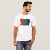 T-shirt Chemise du drapeau de Mars (Devant entier)