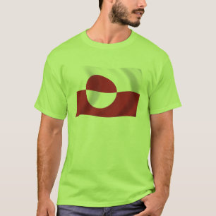 T-shirt Chemise du drapeau du Groenland