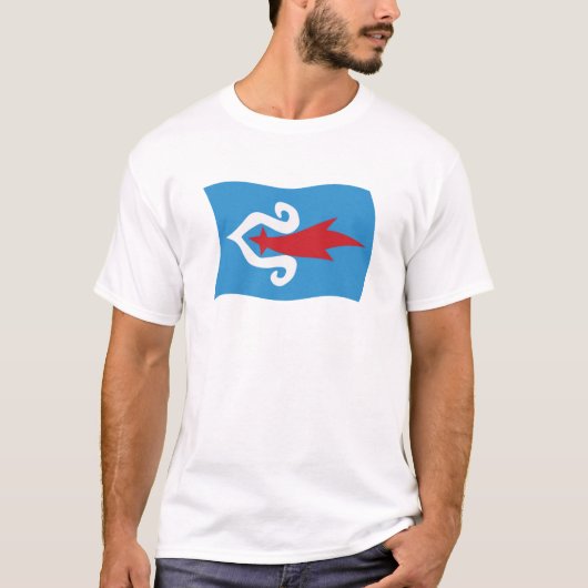 T-shirt Chemise du drapeau du peuple Aïnou (Devant)
