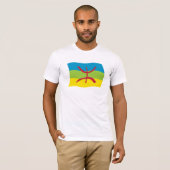 T-shirt Chemise du drapeau du peuple berbère (Devant entier)