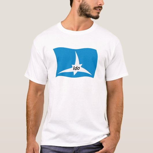T-shirt Chemise du drapeau ido (Devant)