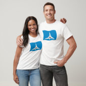 T-shirt Chemise du drapeau ido (Unisexe)